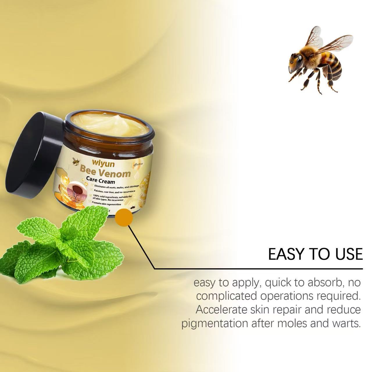 🐝 WiYunBee™ – Crème Réparatrice au Venin d’Abeille